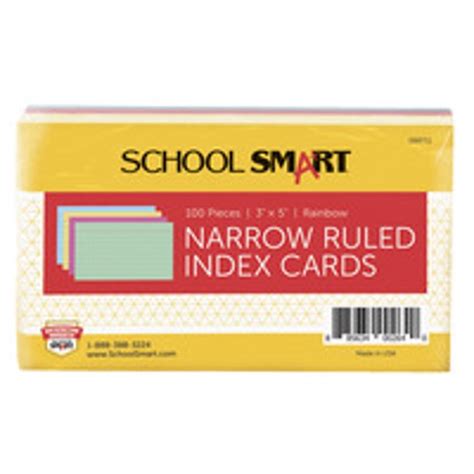 violet school smart index cards|School Smart Index Card, Assorted.